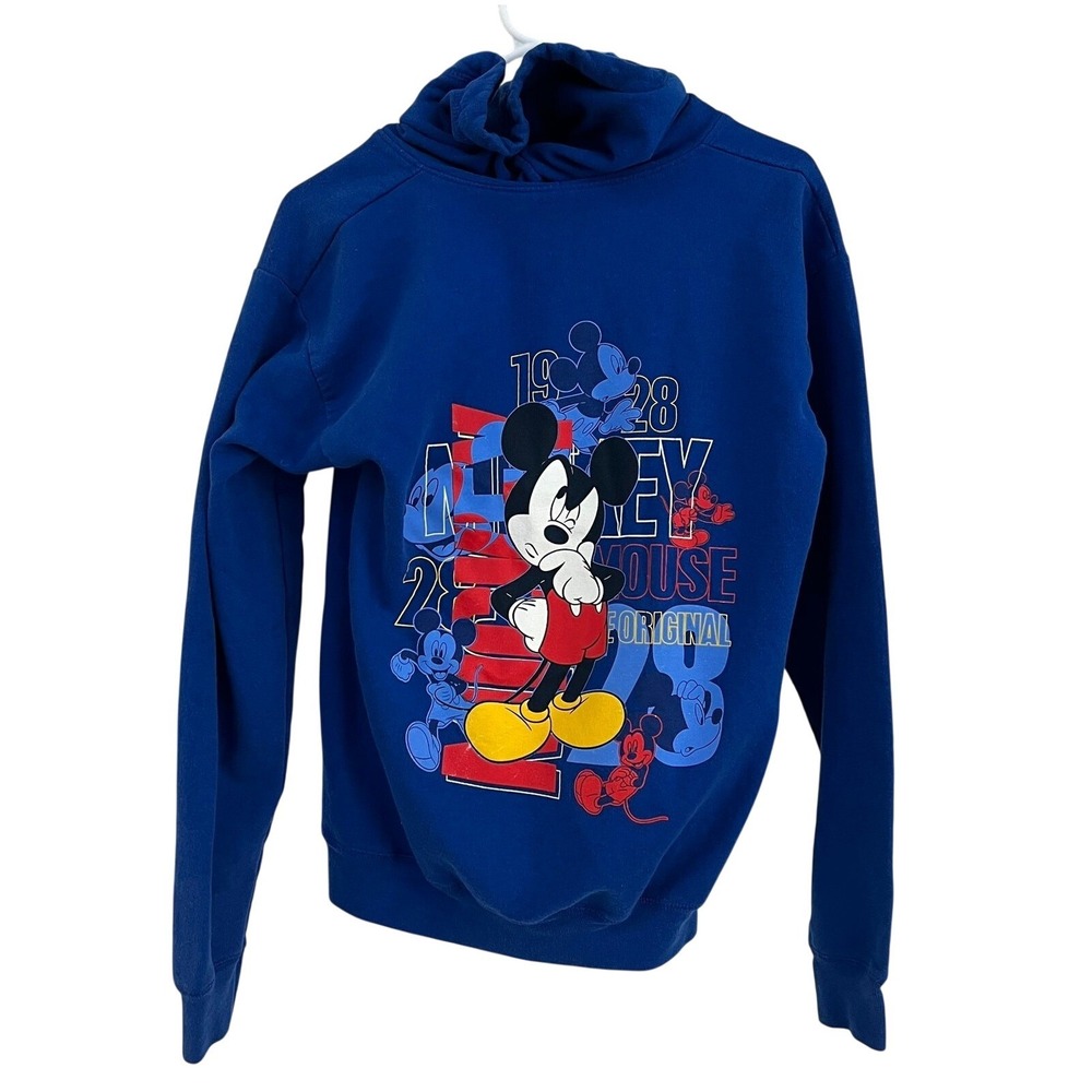 Disneyland‎ Hoodie Size S Resort Parks Mickey Full Zip Sweatshirt Hanes Official